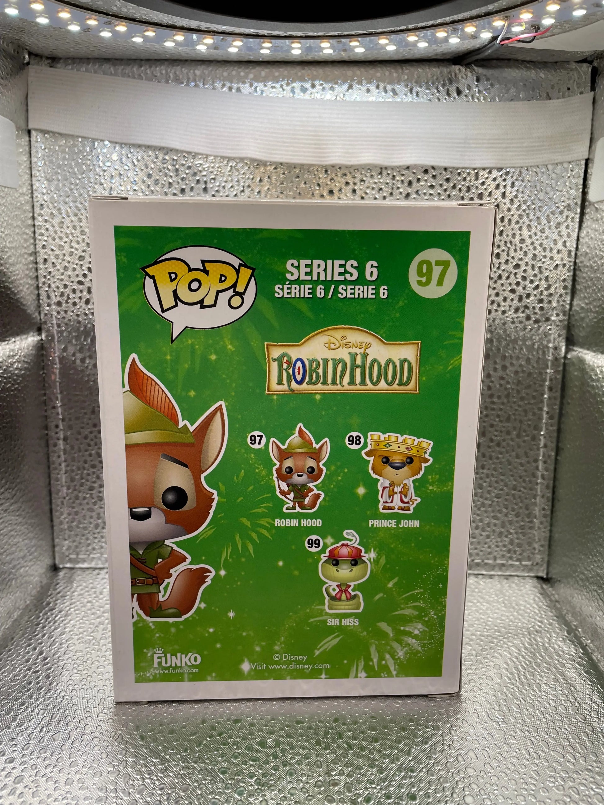 2014 Funko Disney ROBIN HOOD Pop! Vinyl Figure #97 (VAULTED/ Retired) FRENLY BRICKS - Open 7 Days