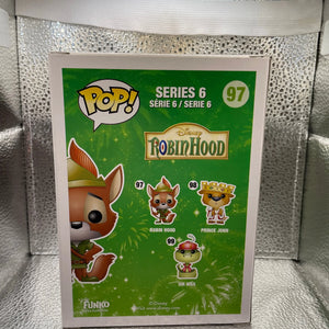 2014 Funko Disney ROBIN HOOD Pop! Vinyl Figure #97 (VAULTED/ Retired) FRENLY BRICKS - Open 7 Days