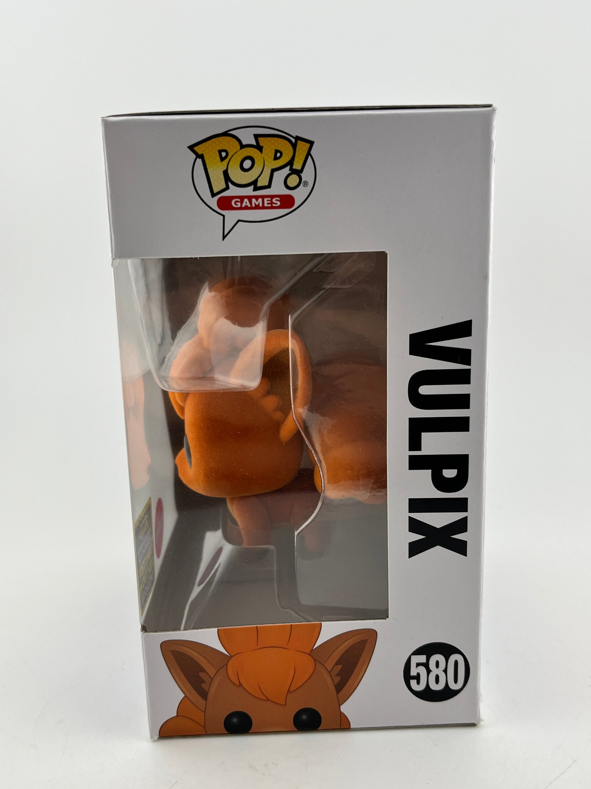 Funko POP! Games Pokémon - Vulpix #580 - Flocked Summer Convention Limited Edition FRENLY BRICKS - Open 7 Days