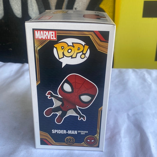 Funko POP! Spider-Man Upgraded Suit #923 FRENLY BRICKS - Open 7 Days