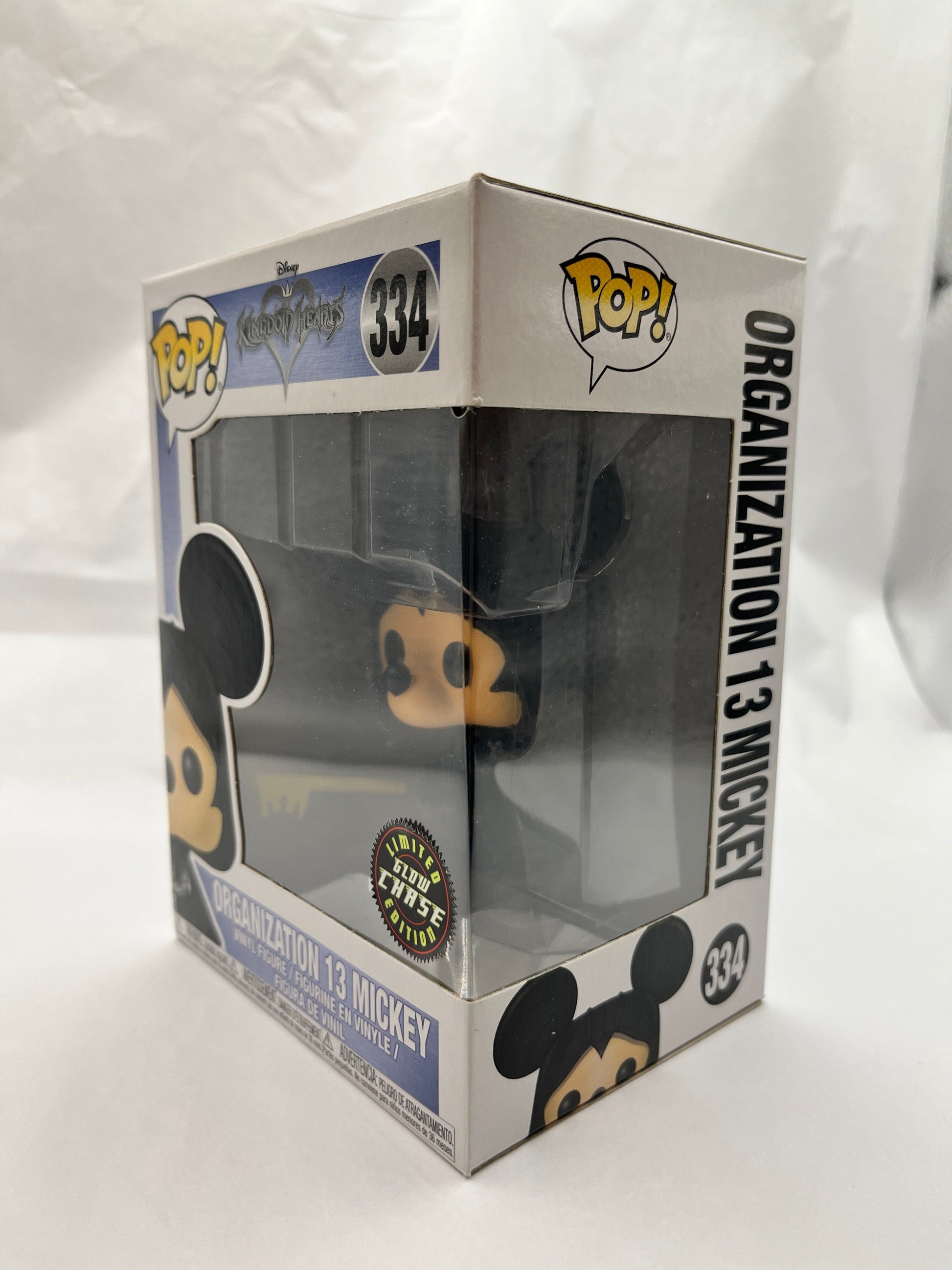Funko POP! Disney Kingdom Hearts Organisation 13 Mickey #334 - Glow Chase Edition FRENLY BRICKS - Open 7 Days