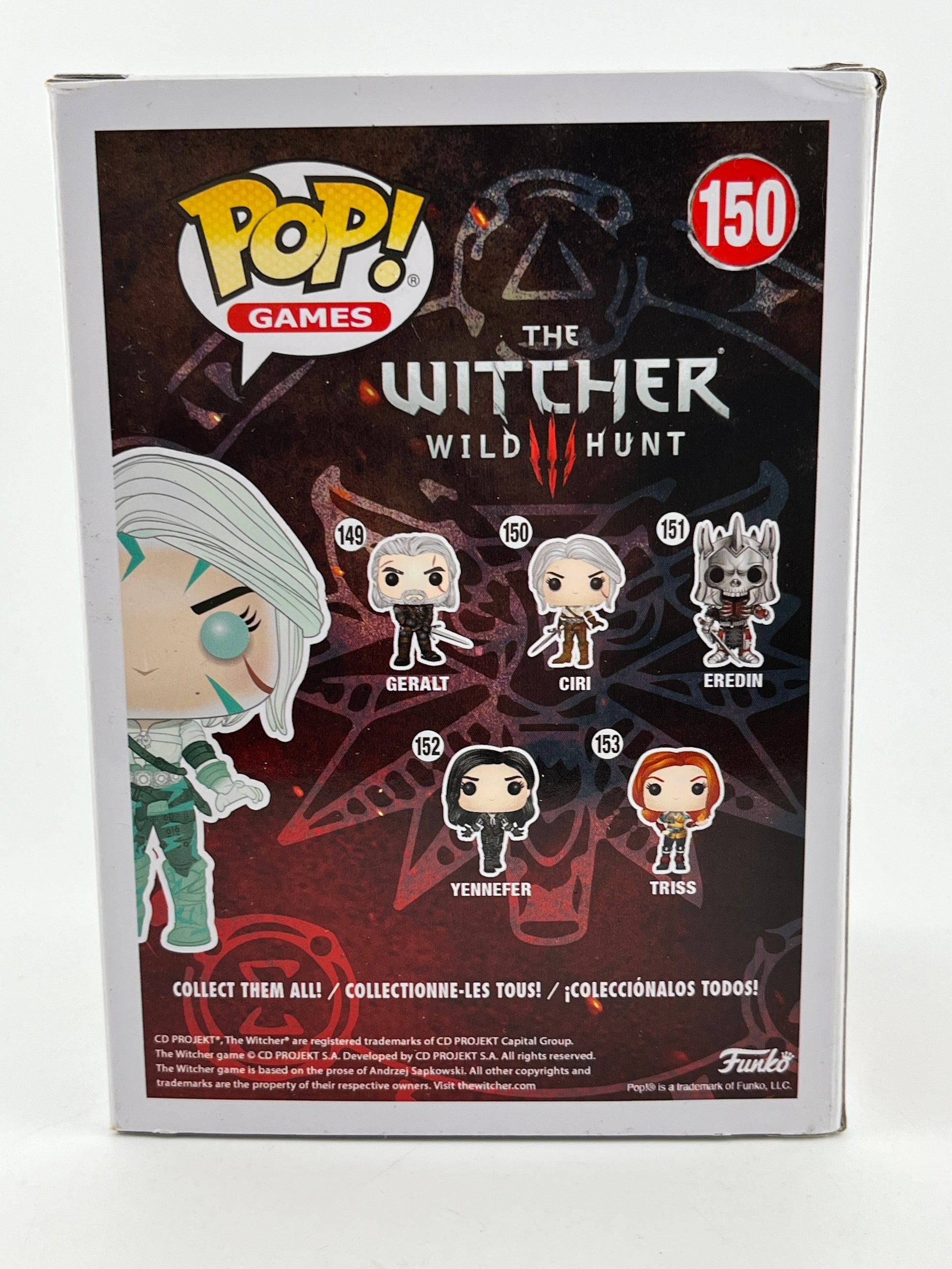 Funko POP! Games The Witcher - Ciri #150 - Glow Limited Edition FRENLY BRICKS - Open 7 Days