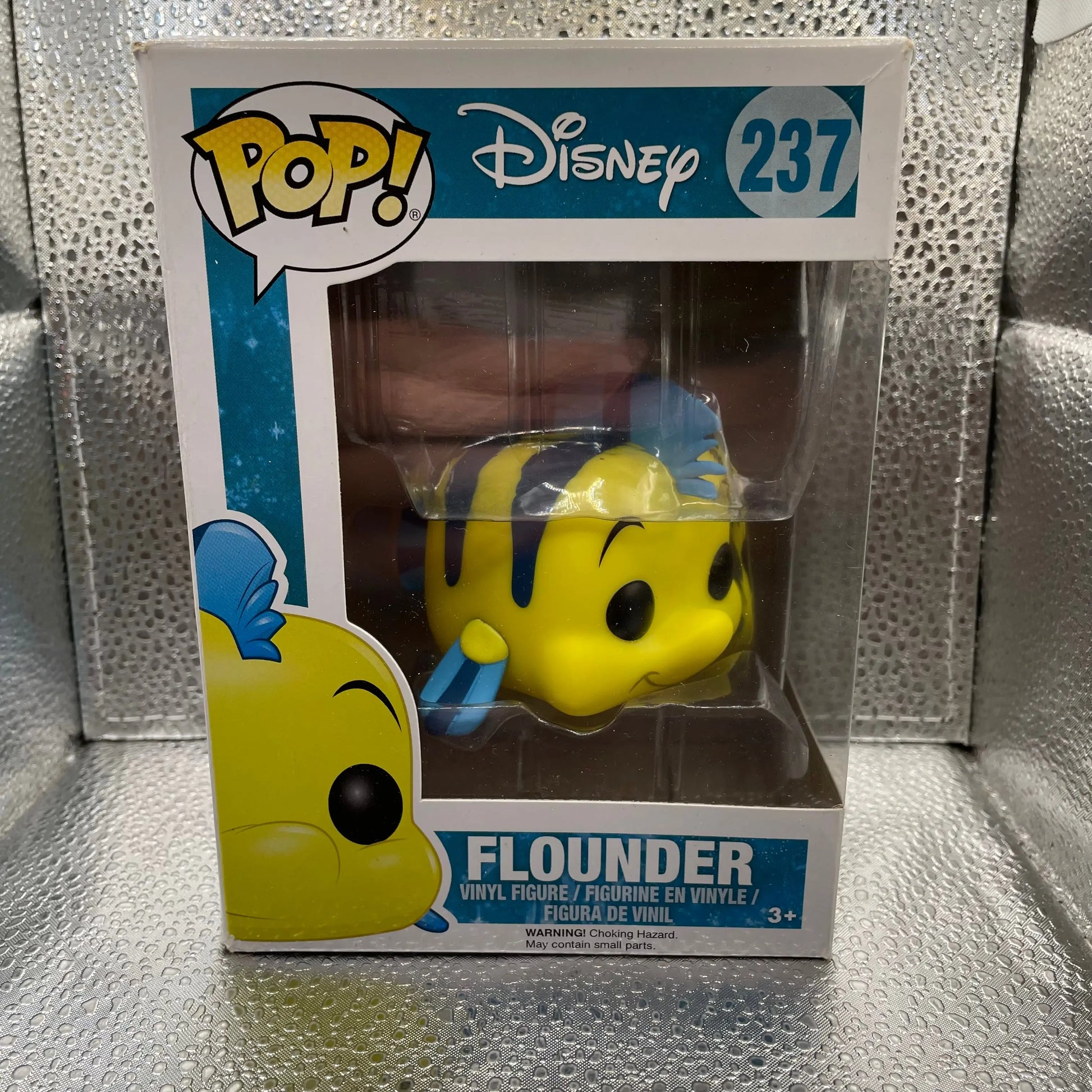 The Little Mermaid Flounder Funko Pop Vinyl #237 Used (Flopper from Fortnite) FRENLY BRICKS - Open 7 Days