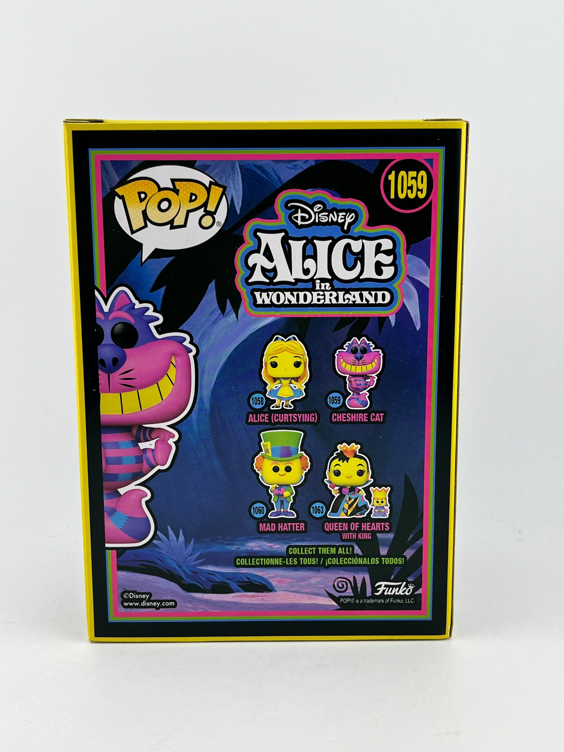 Funko POP! Disney Alice In Wonderland - Cheshire Cat #1059 - Blacklight Exclusive FRENLY BRICKS - Open 7 Days
