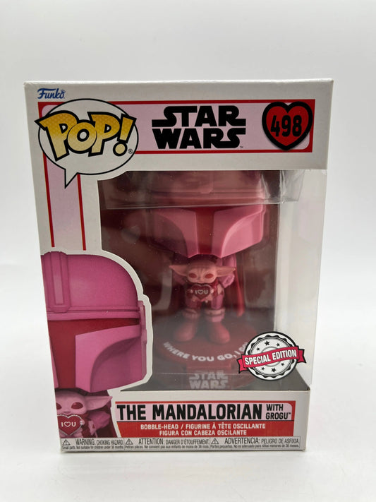 Funko POP! Star Wars The Mandalorian With Grogu #498 Special Edition FRENLY BRICKS - Open 7 Days