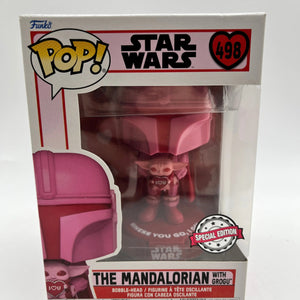 Funko POP! Star Wars The Mandalorian With Grogu #498 Special Edition FRENLY BRICKS - Open 7 Days