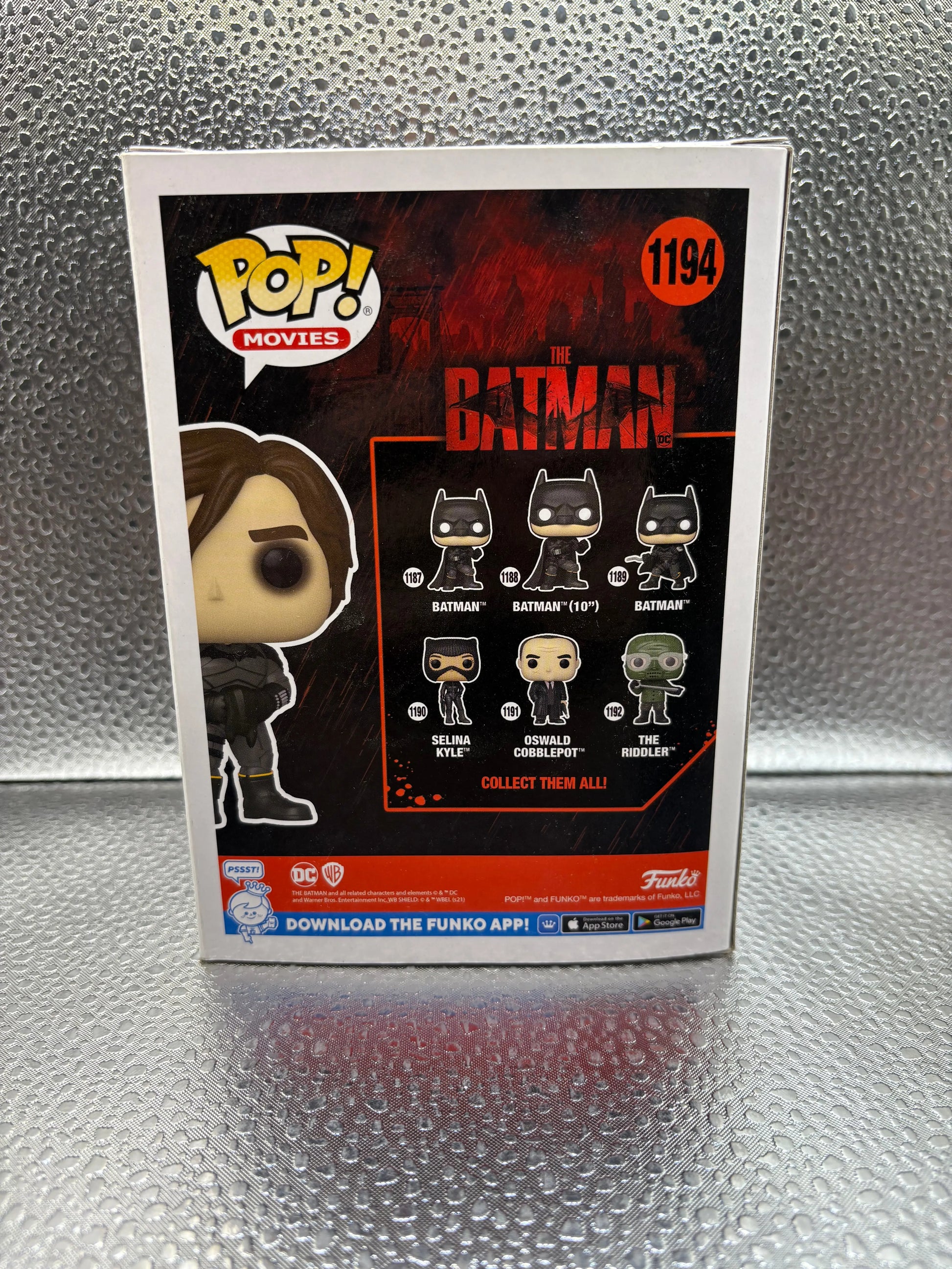 Pop Vinyl #1194 Movies The Batman Bruce Wayne FRENLY BRICKS - Open 7 Days