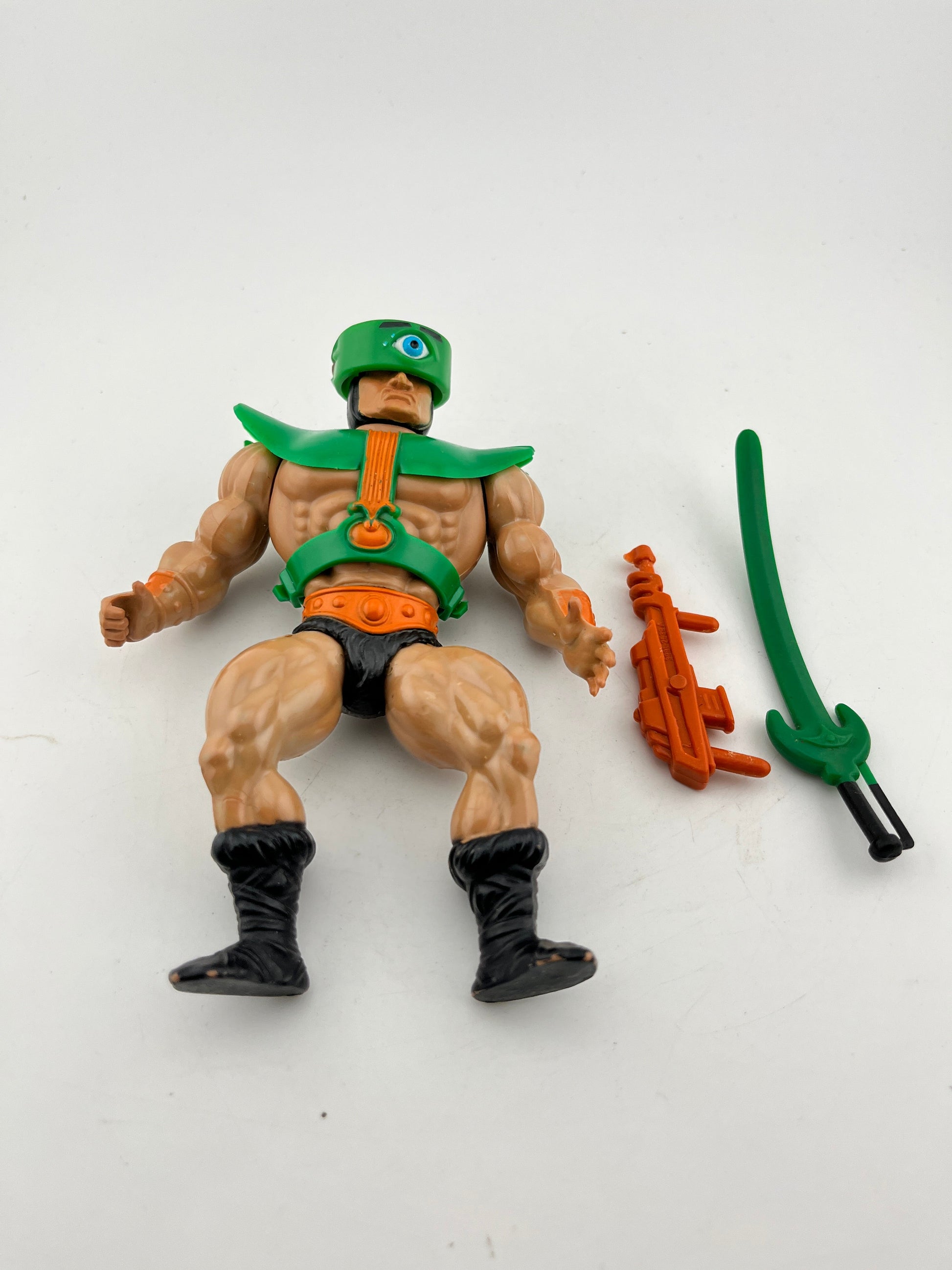 Vintage 1981 Mattel He-man Masters of the Universe - Triclops Figure - Complete FRENLY BRICKS - Open 7 Days
