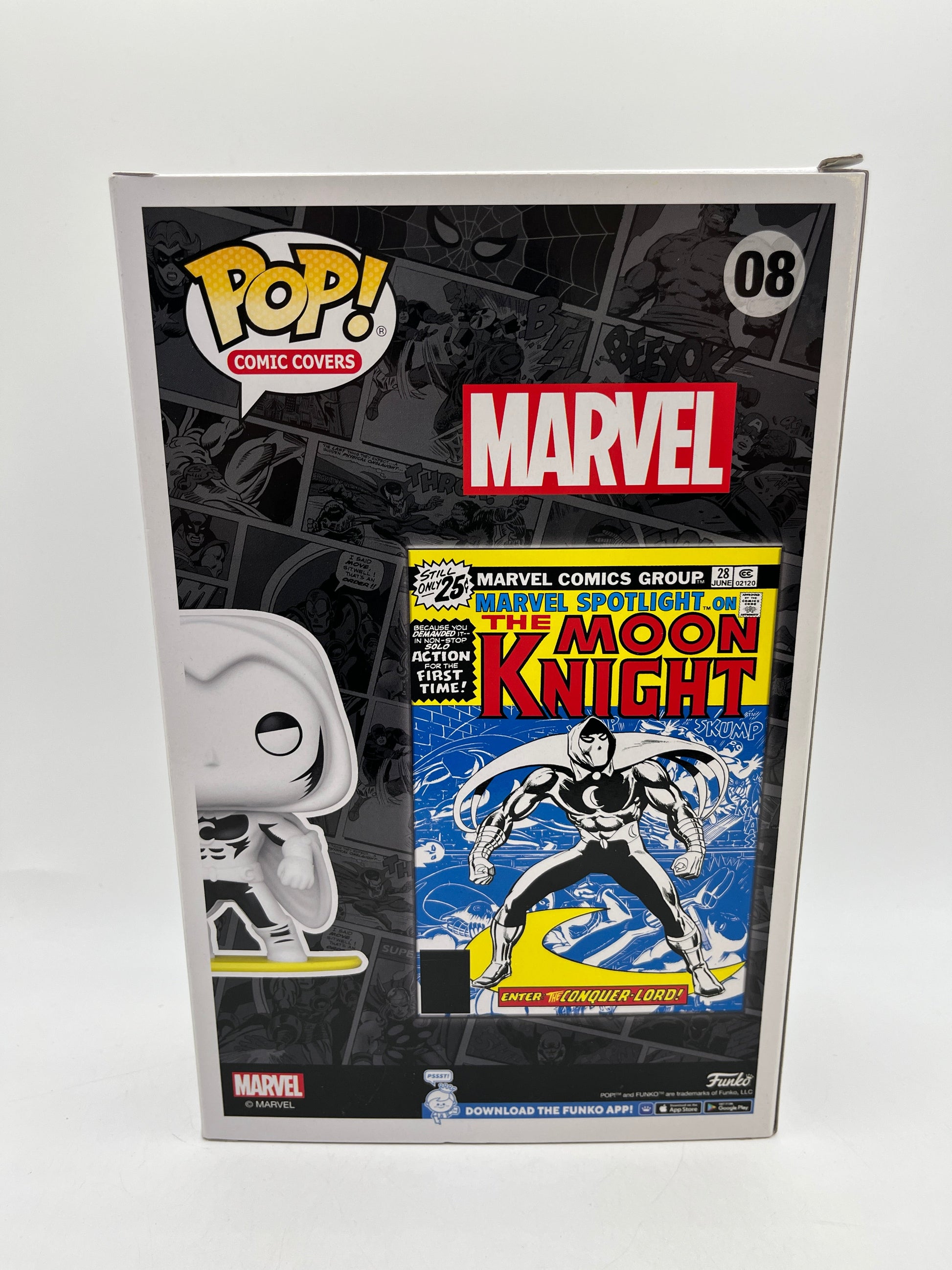 Funko POP! Comic Covers Marvel - Moon Knight #08 - Vinyl Collectable FRENLY BRICKS - Open 7 Days