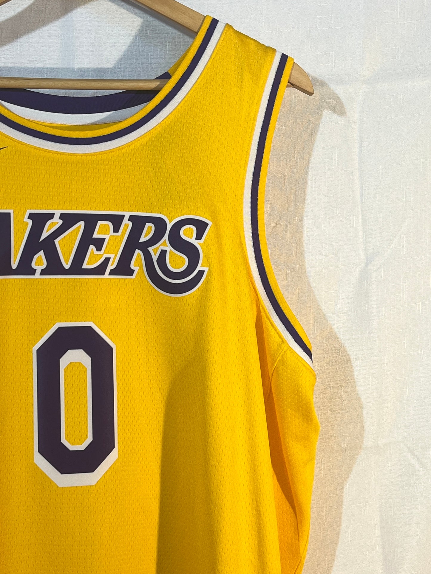 Russel Westbrook Jersey Mens XL 52 Los Angeles LA Lakers 00 Swingman CW3669-741