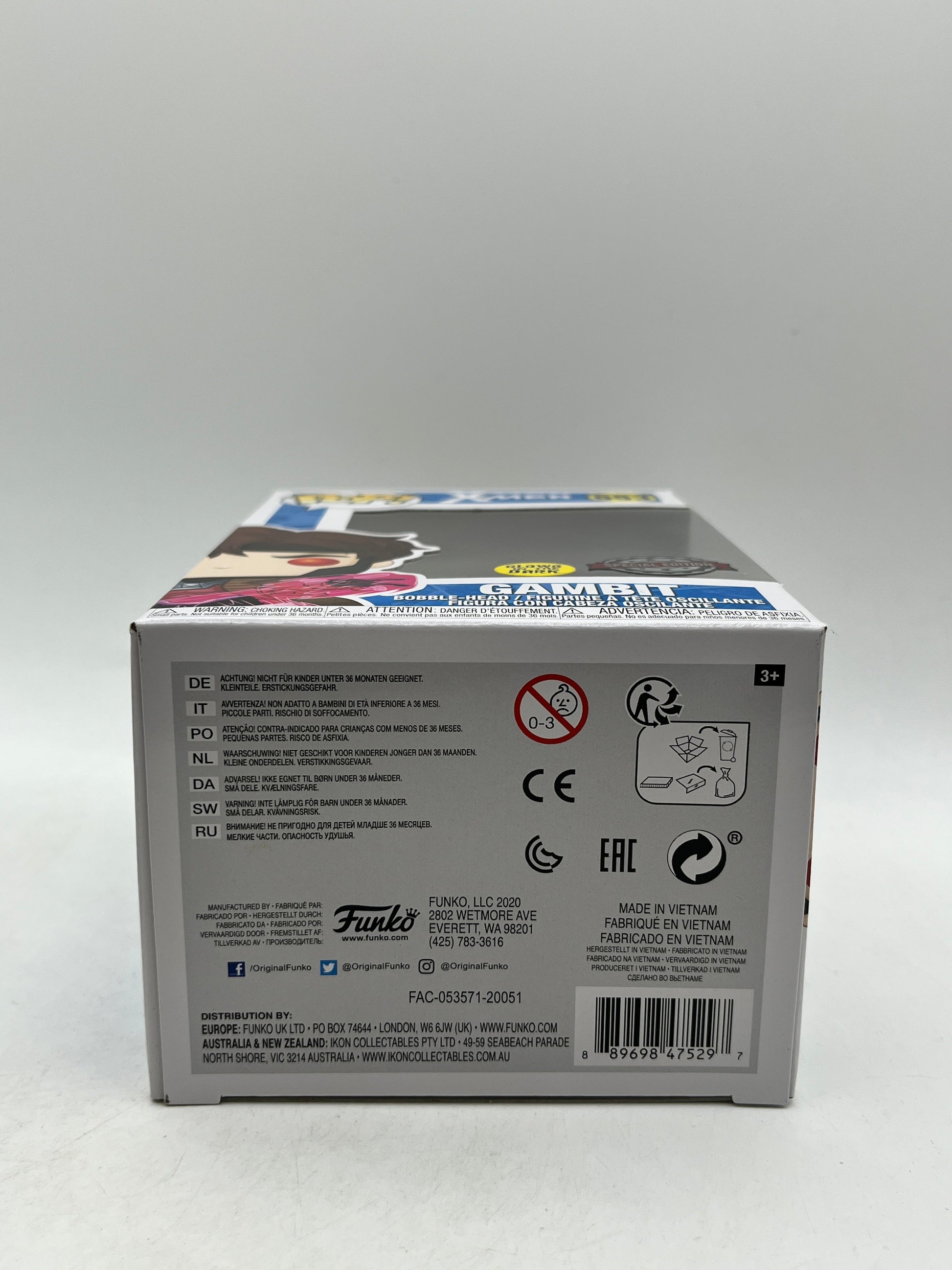 Funko POP! Marvel - X-men - Gambit #553 - Glow Special Edition FRENLY BRICKS - Open 7 Days