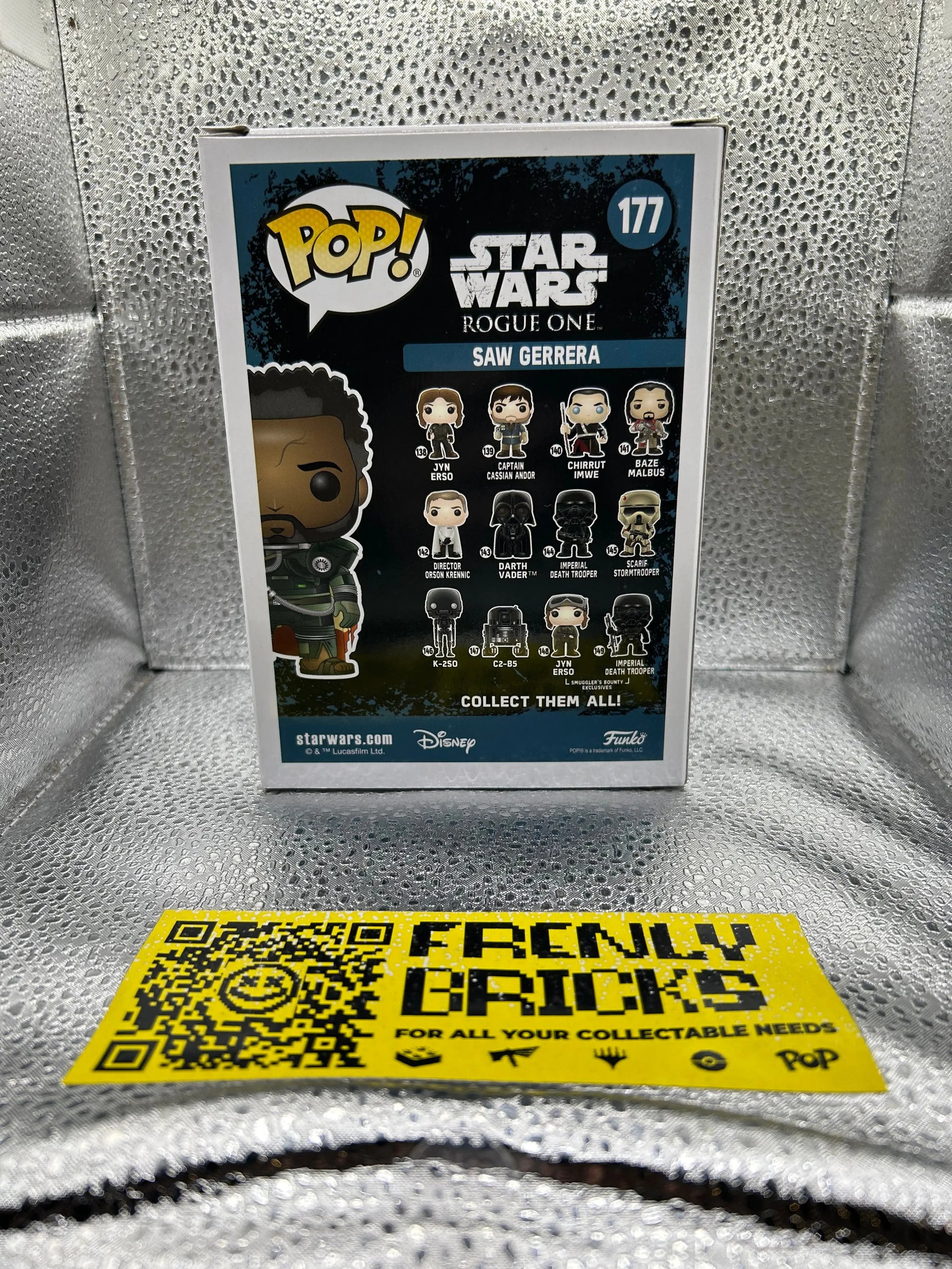 Pop Vinyl #177 Saw Gerrera FRENLY BRICKS - Open 7 Days