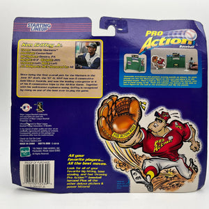 1998 Starting Lineup Pro Action Baseball Ken Griffey Jr. Deluxe Hitting Action - Hasbro FRENLY BRICKS - Open 7 Days