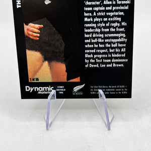Mark “Bull” Allen - 1995 Dynamic Marketing NZ All Blacks Rugby Union Card #1 FRENLY BRICKS - Open 7 Days