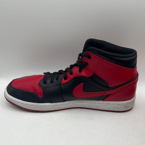 Nike Air Jordan 1 Mid Gym Red Banned Bred Shoes 554725-074 - Size US12 FRENLY BRICKS - Open 7 Days