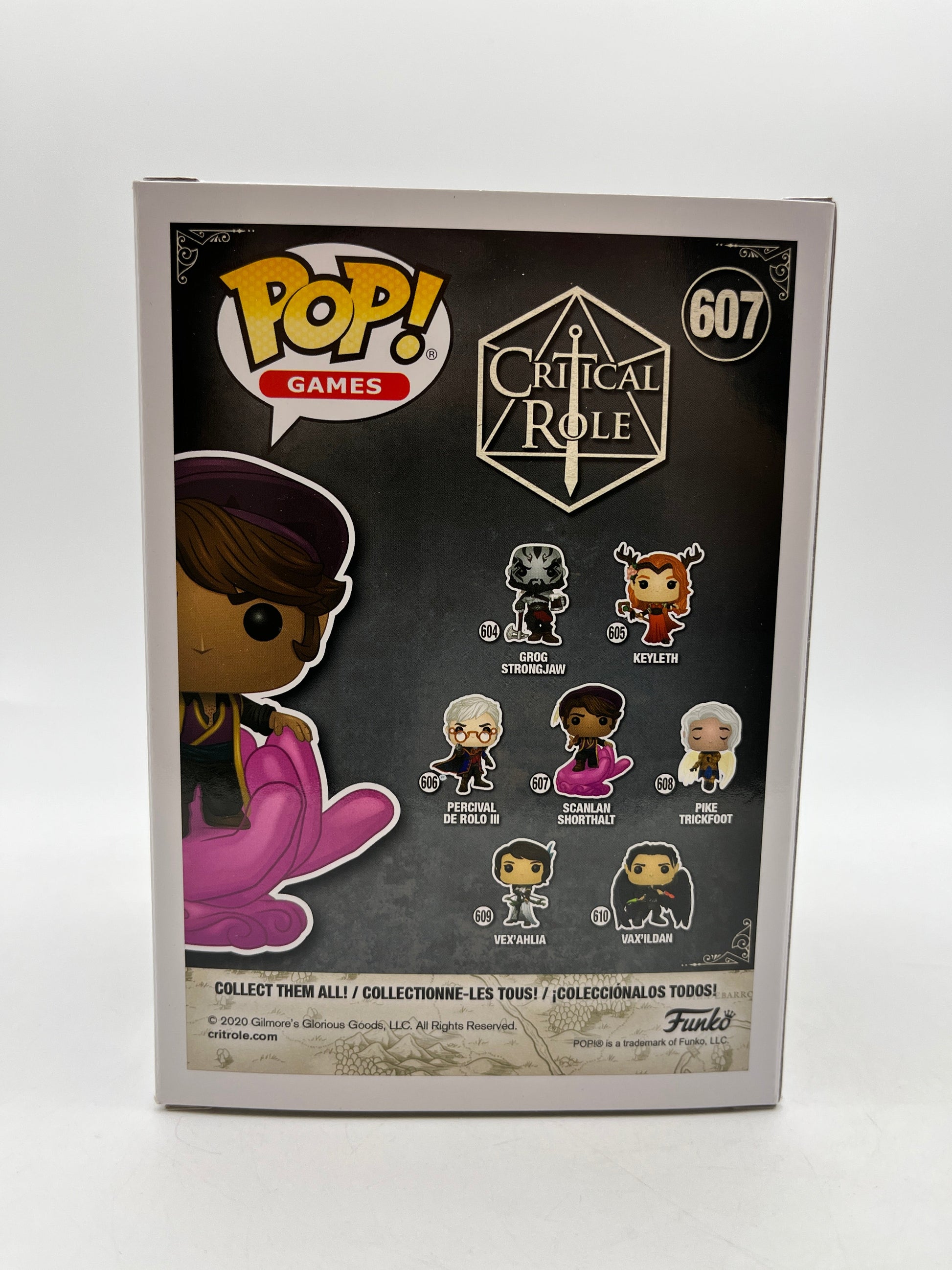 Funko POP! Games Critical Role Scanlan Shorthalt #607 - Vinyl Collectable FRENLY BRICKS - Open 7 Days