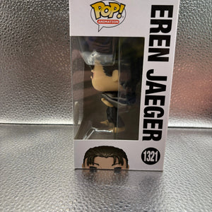 Funko pop Vinyl #1321 Attack On Titan Eren Jaeger FRENLY BRICKS - Open 7 Days