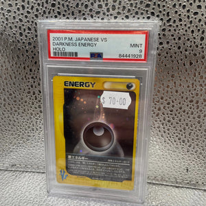 Darkness Energy Japanese 2001 Holo Pokemon TCG PSA 9 MINT FRENLY BRICKS - Open 7 Days