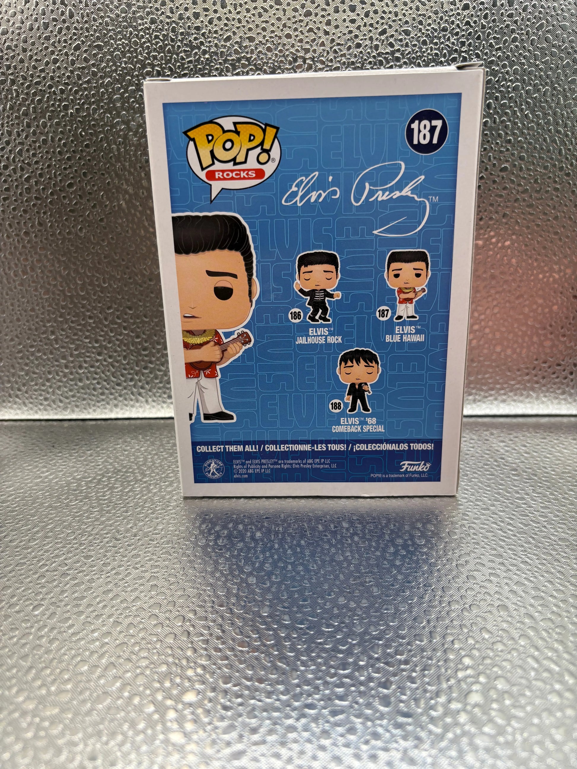 Funko Pop Vinyl #187 Rocks Elvis Blue Hawaii FRENLY BRICKS - Open 7 Days