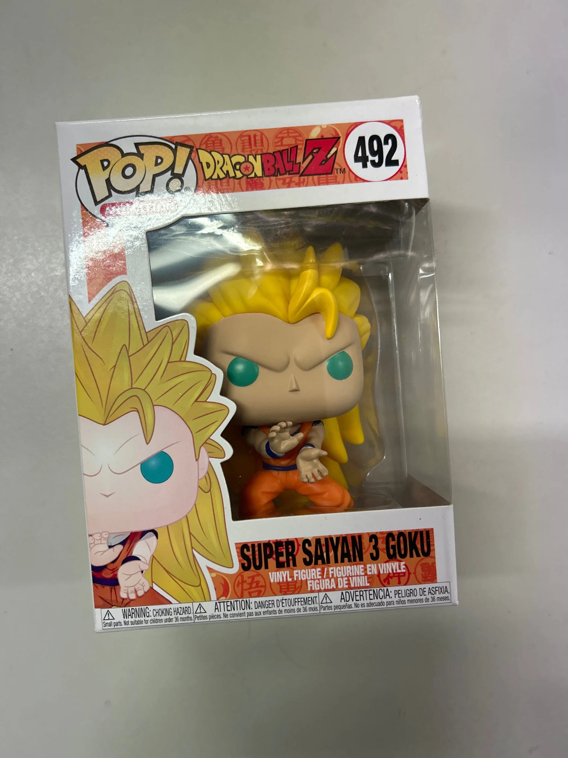 Pop Vinyl Dragon Ball Z # 492 Super Saiyan 3 Goku FRENLY BRICKS - Open 7 Days