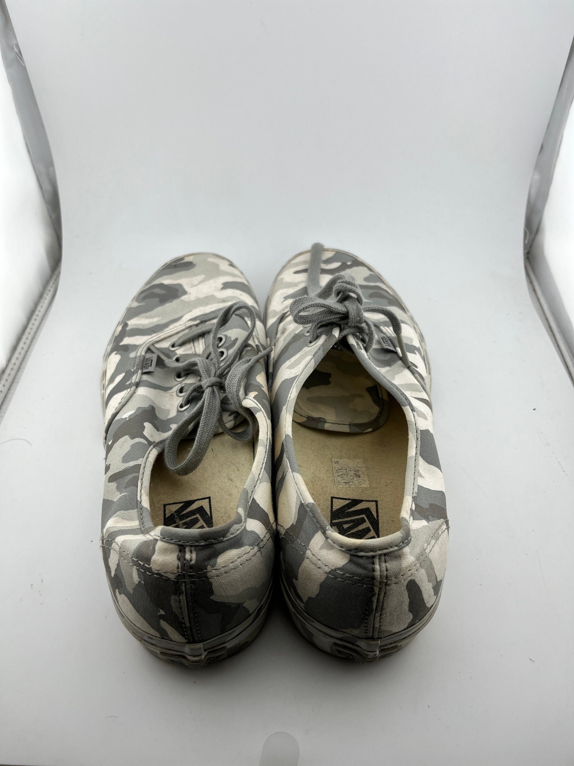 Vans Of The Wall - Low Grey Camo Worn - Size Men’s US 11 FRENLY BRICKS - Open 7 Days
