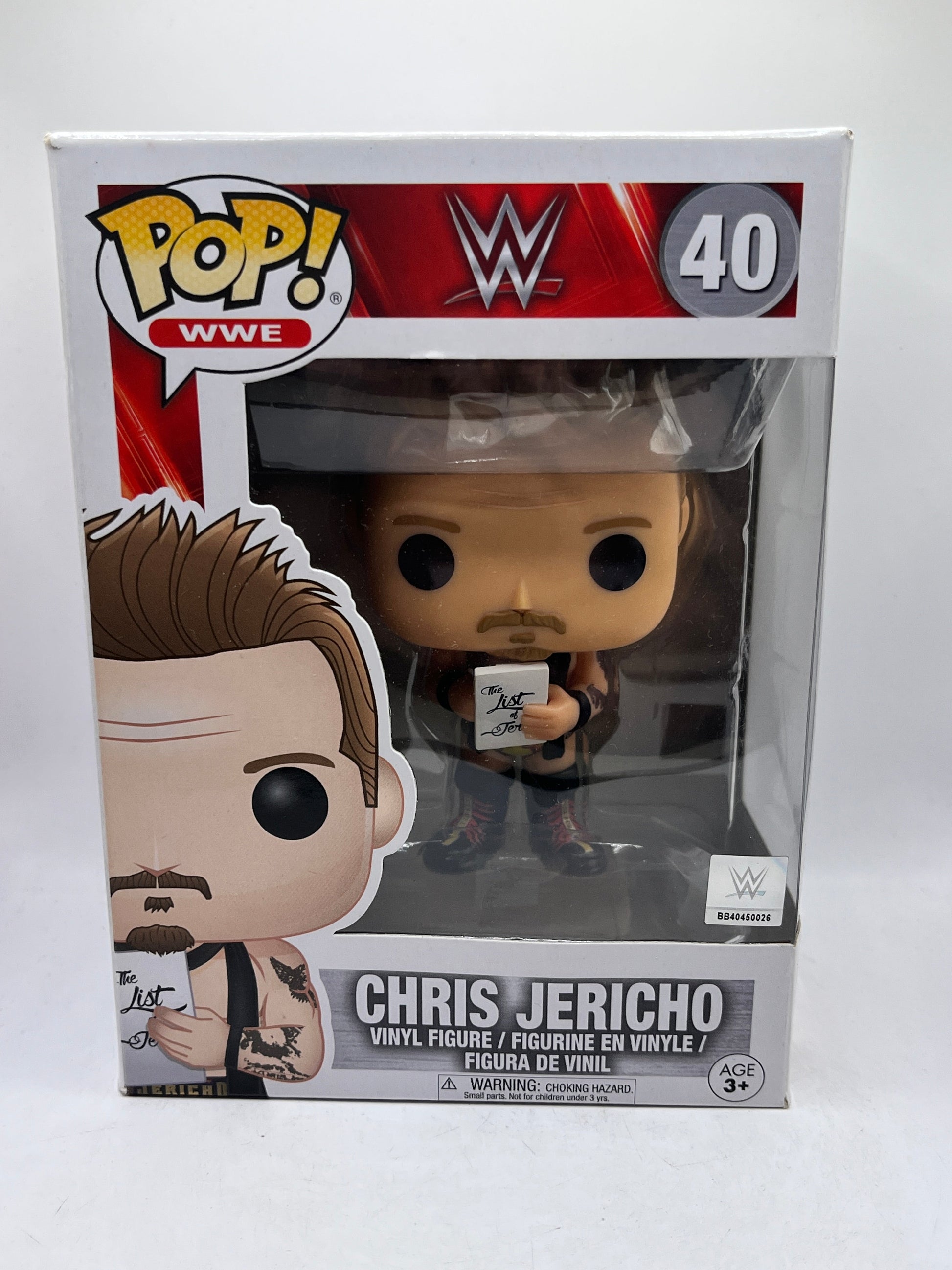 Funko POP! WWE - Chris Jericho #40 - Vinyl Collectable FRENLY BRICKS - Open 7 Days