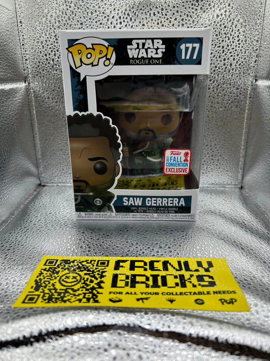 Pop Vinyl #177 Saw Gerrera FRENLY BRICKS - Open 7 Days