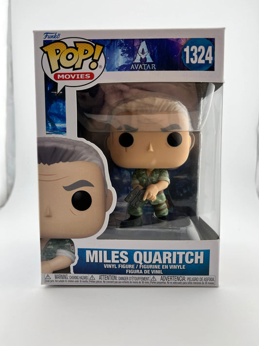 Funko POP! Movies Avatar Miles Quaritch #1324 - Vinyl Collectable FRENLY BRICKS - Open 7 Days