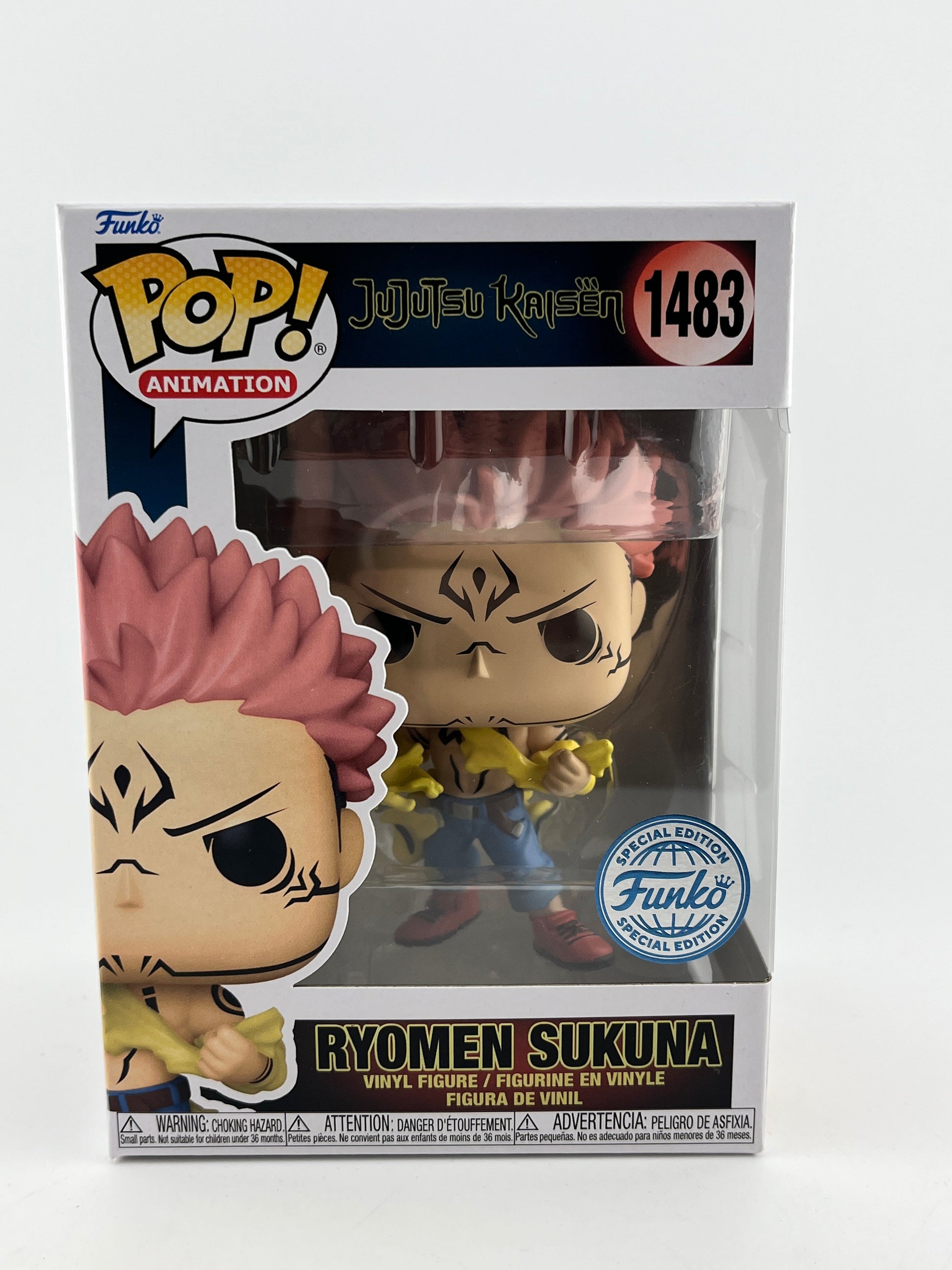 Funko POP! Animation JuJuTsu Kaisen - Ryomen Sukana #1483 - Special Edition FRENLY BRICKS - Open 7 Days