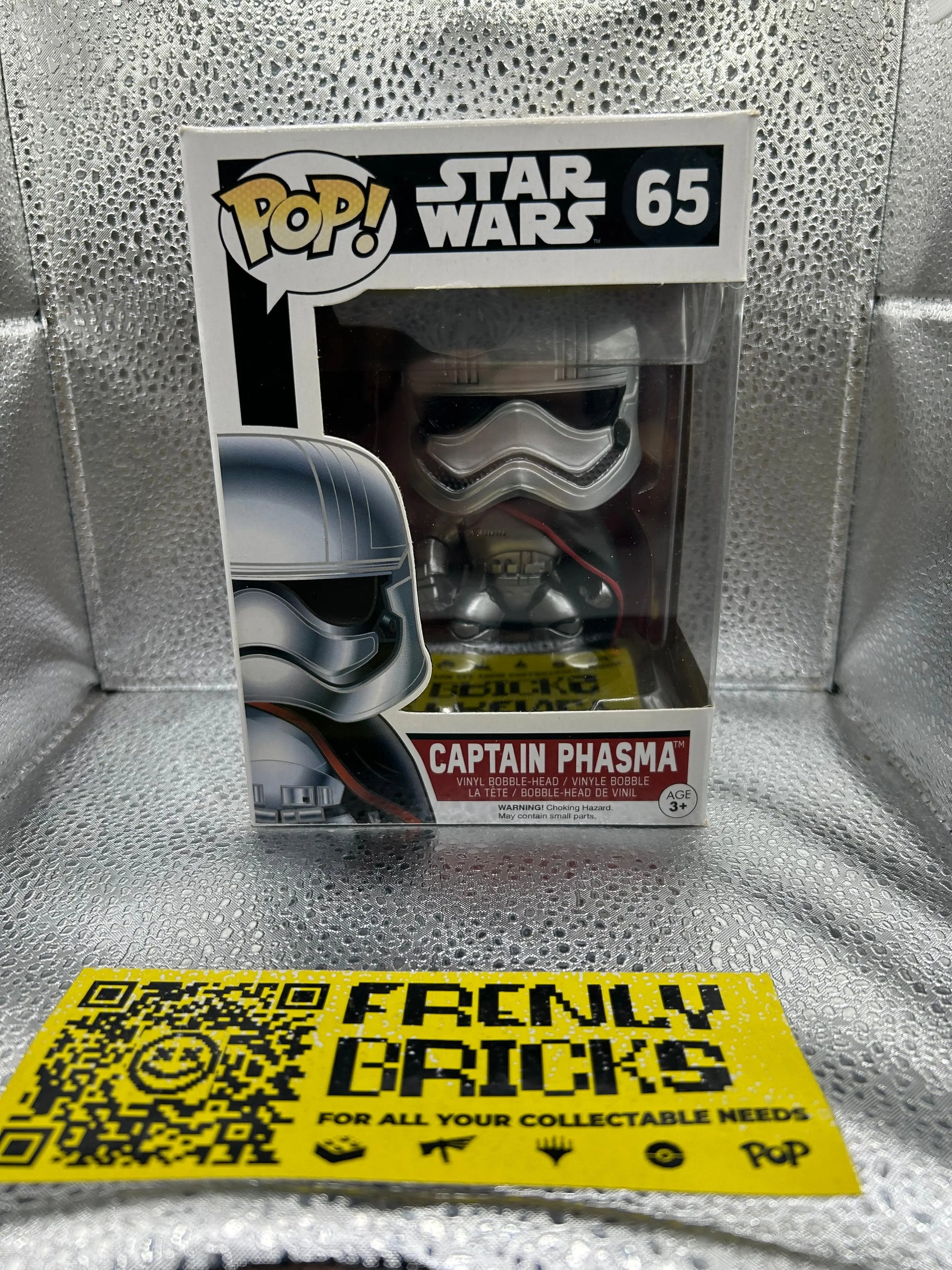 Pop Vinyl Star Wars #65 Caption Phasma FRENLY BRICKS - Open 7 Days