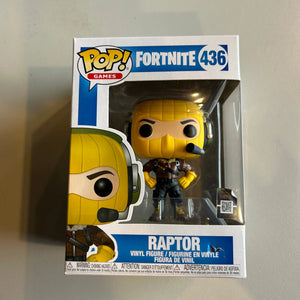 Pop Vinyl Fortnite #436 Raptor FRENLY BRICKS - Open 7 Days