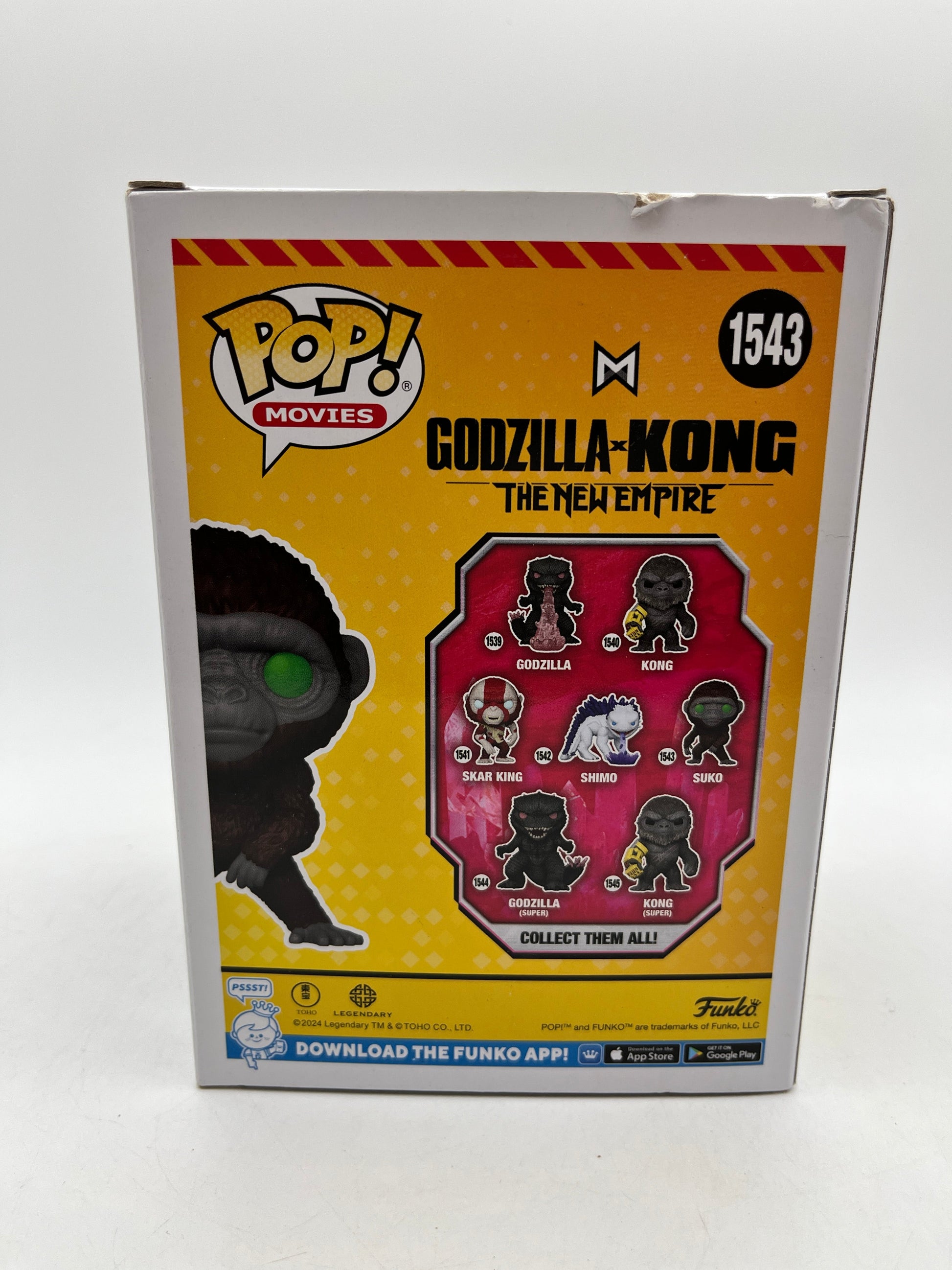 Funko POP! Movies Godzilla x Kong The New Empire - Suko #1543 FRENLY BRICKS - Open 7 Days