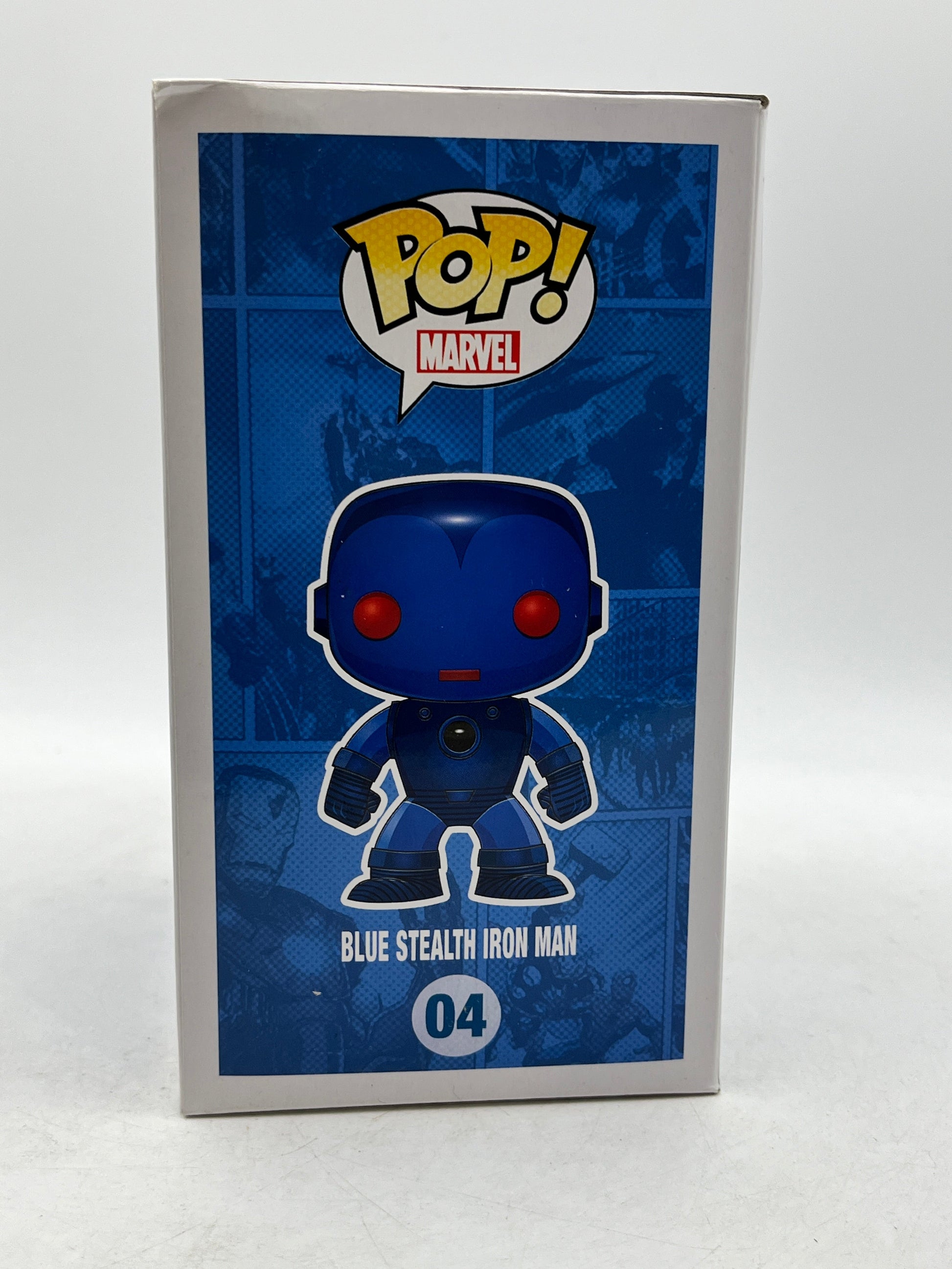 Funko POP! Marvel - Blue Stealth Iron Man #04 - Vinyl Collectable FRENLY BRICKS - Open 7 Days