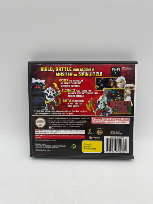 LEGO Ninjago: The Videogame + Manual 2011 Nintendo DS FRENLY BRICKS - Open 7 Days