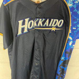 Nippon Baseball Hokkaido Fighters “Nakata #6” Flower Blue Jersey XLarge