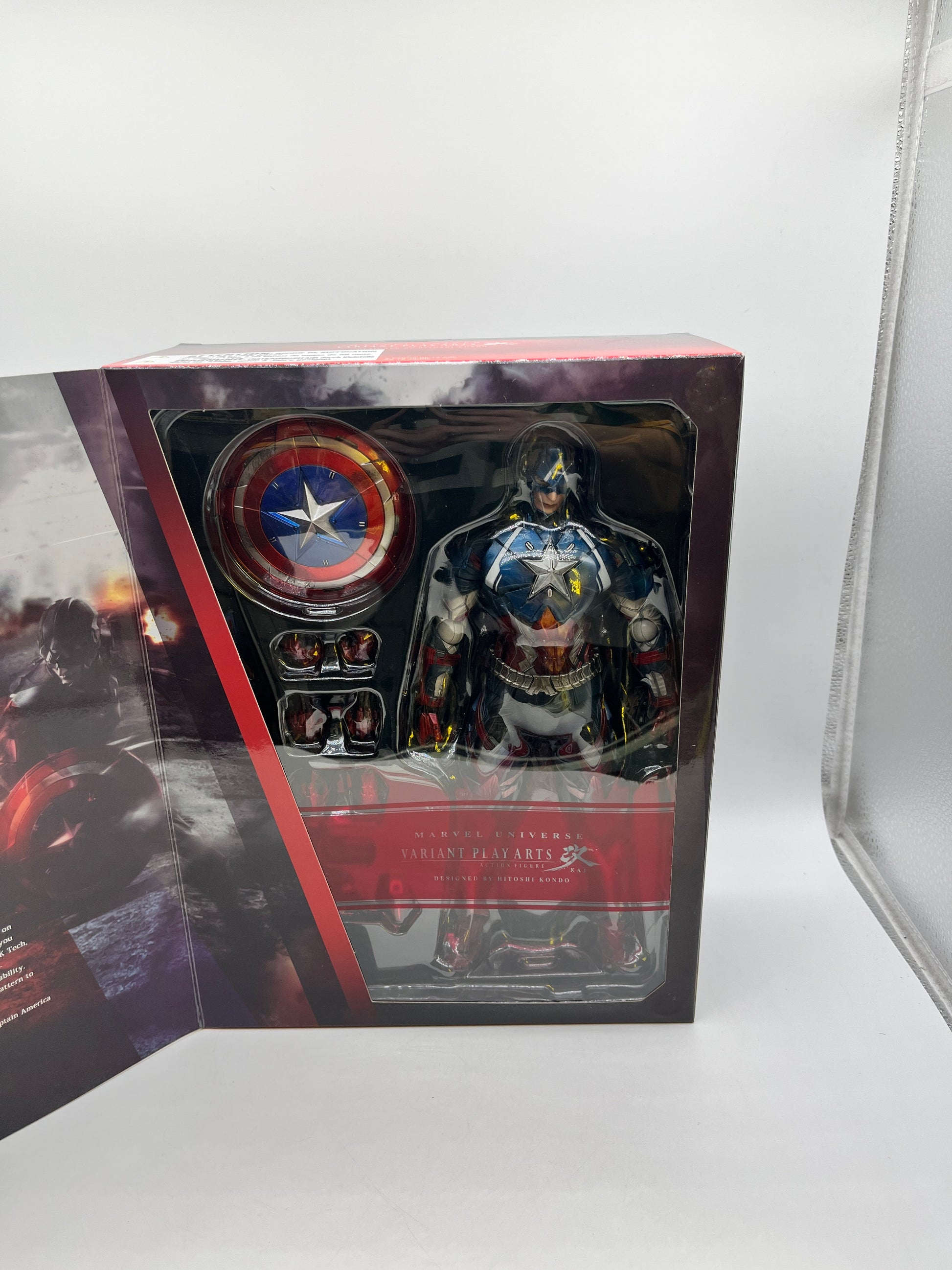 Captain America Variant Play Arts Kai Action Figure (Square-Enix, Marvel) - Sealed FRENLY BRICKS - Open 7 Days