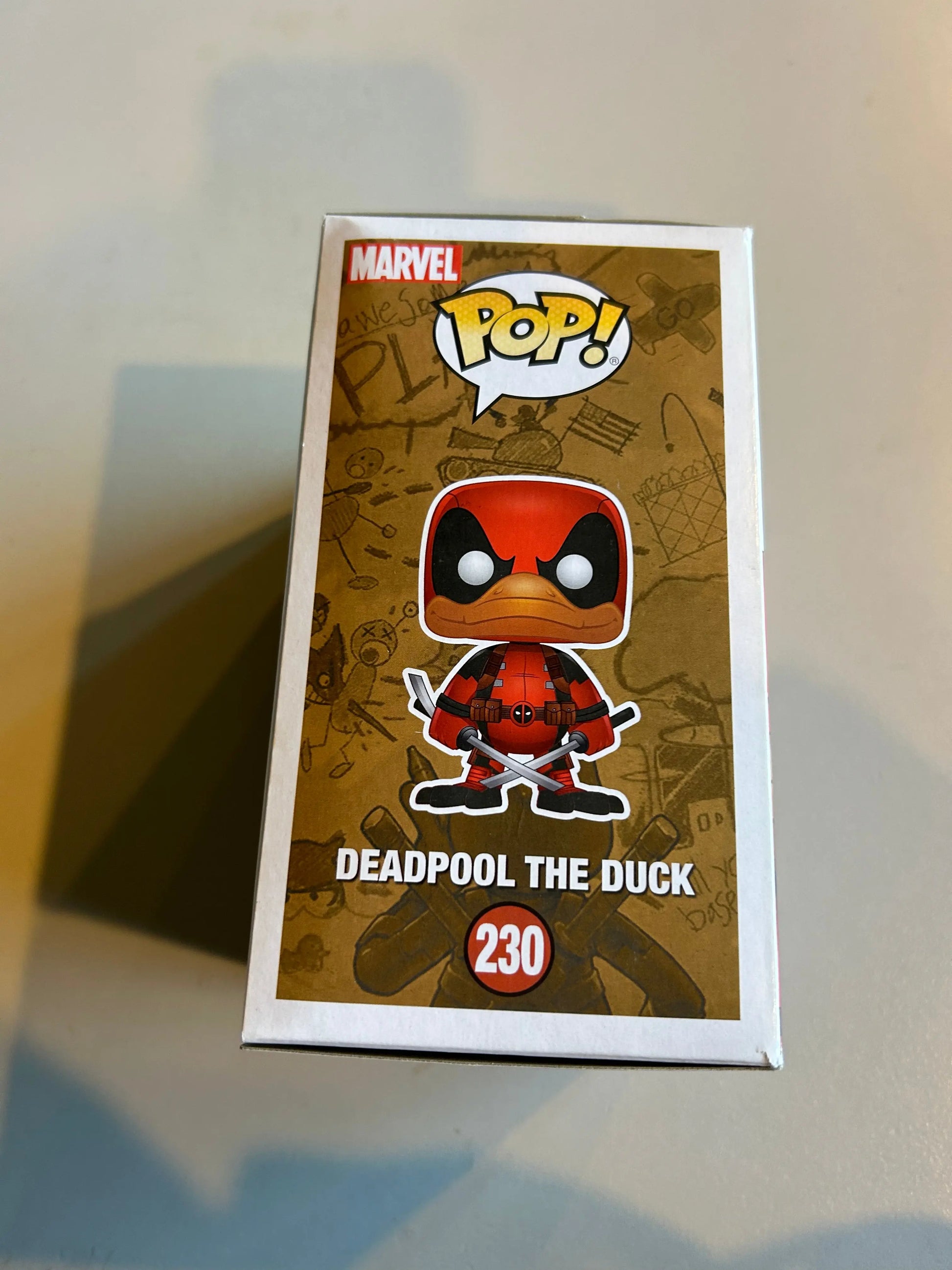 Pop Vinyl DeadPool The Duck #230 FRENLY BRICKS - Open 7 Days