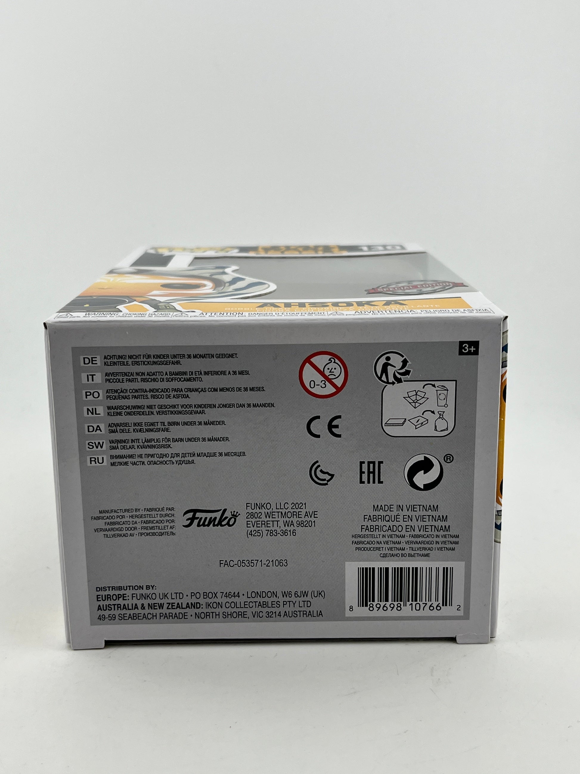 Funko POP! Star Wars Rebels - Ashoka #130 - Special Edition FRENLY BRICKS - Open 7 Days