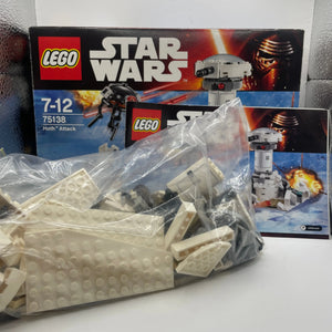 LEGO Star Wars - 75138 Hoth attack, Used 95% Complete, No Imperial Snowtrooper FRENLY BRICKS - Open 7 Days