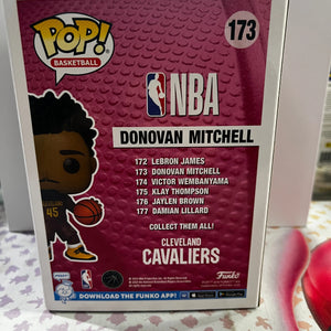 Funko Pop Vinyl Basketball Cleveland Donovan Mitchell #173 FRENLY BRICKS - Open 7 Days