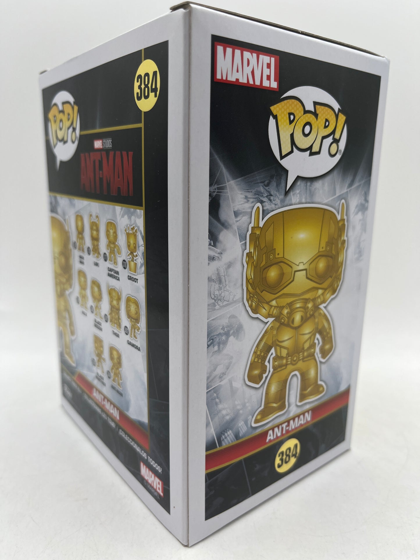 Funko Pop Marvel Studios The First 10 Years 384 Gold Ant-Man Vinyl Figure