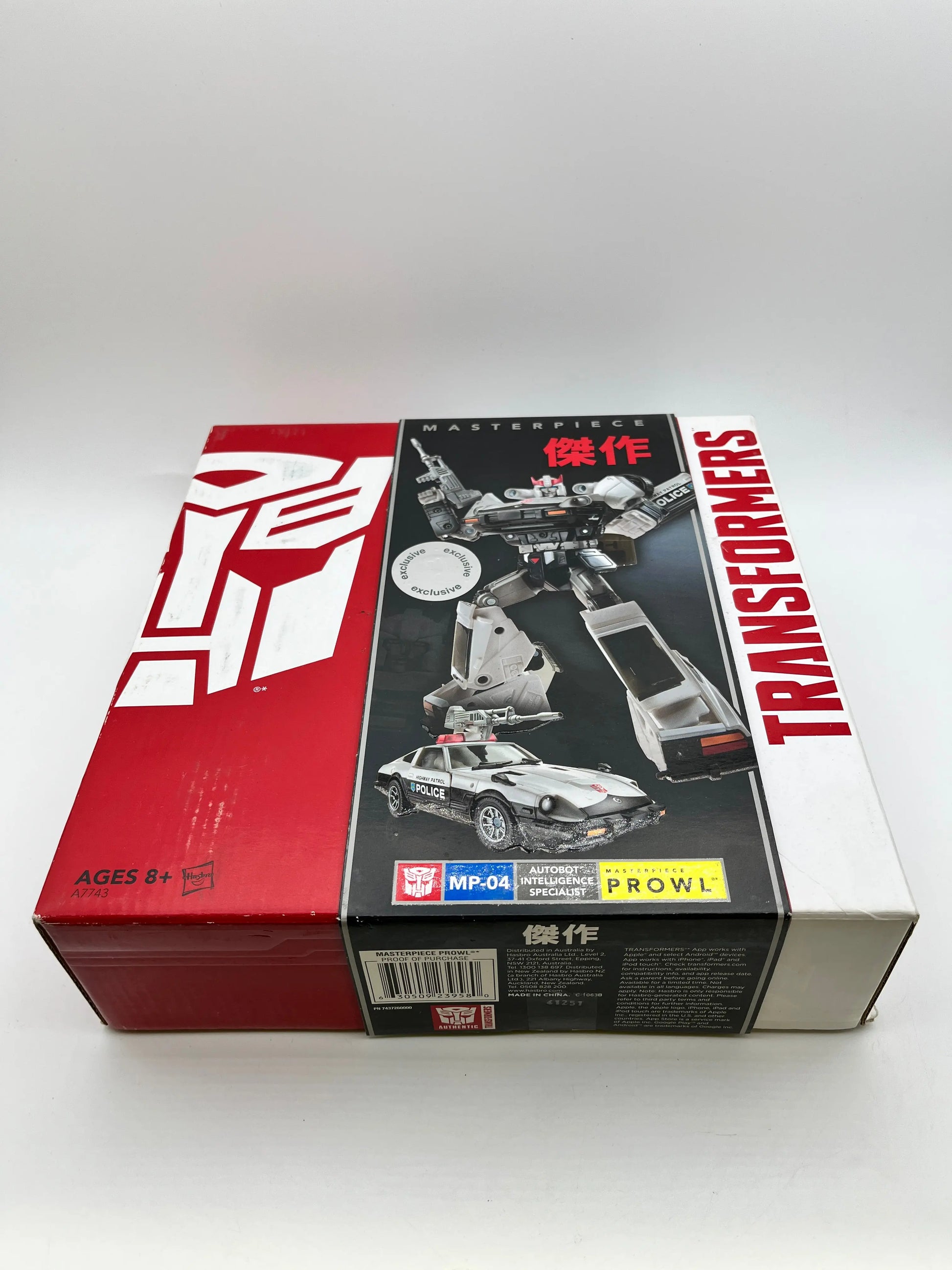 Transformers Masterpiece MP-04, Autobot PROWL Hasbro (Toys-R-Us Excl) - Sealed FRENLY BRICKS - Open 7 Days