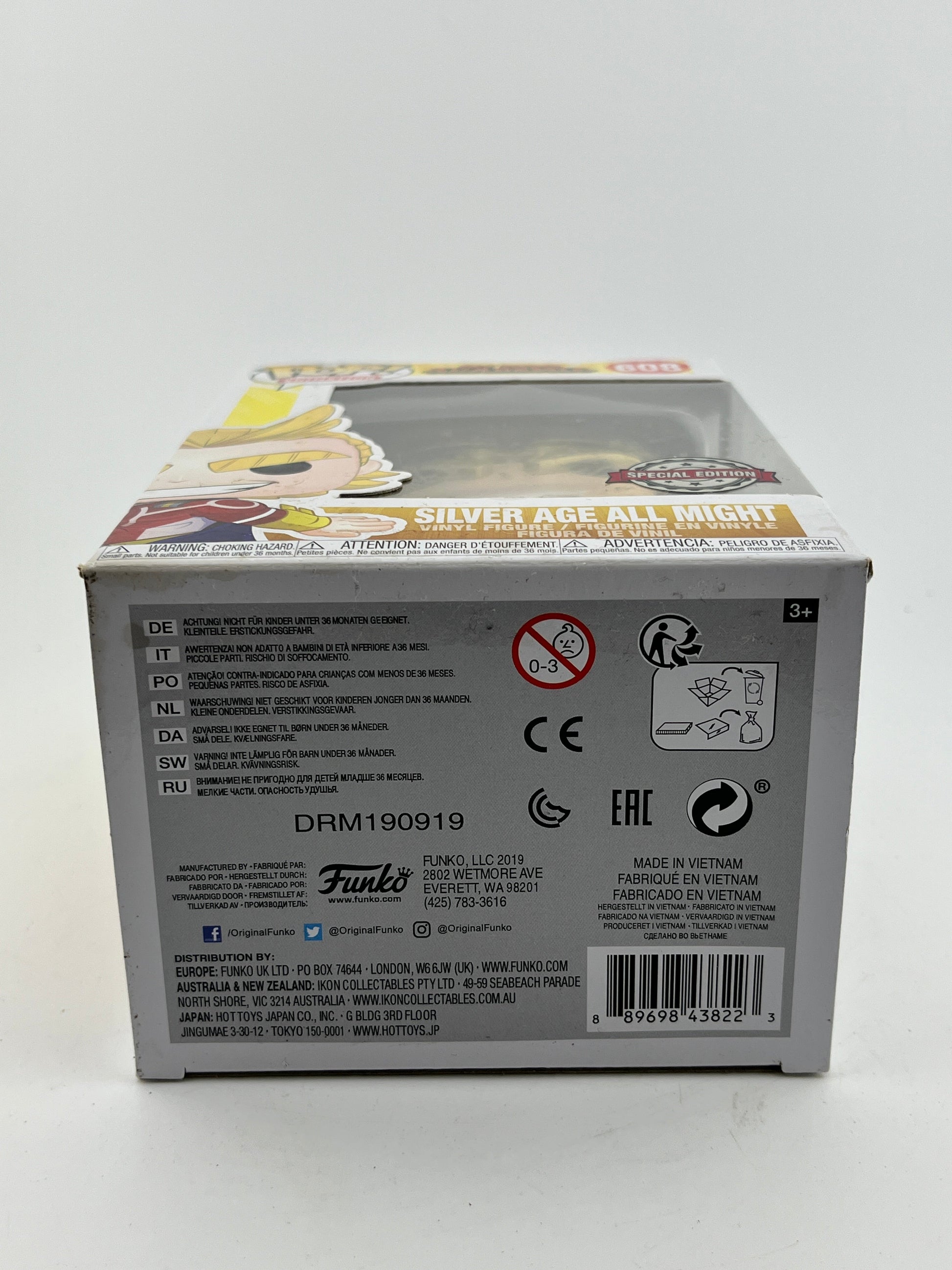 Funko POP! Animation My Hero Academia - Silver Age All Might - Special Edition FRENLY BRICKS - Open 7 Days