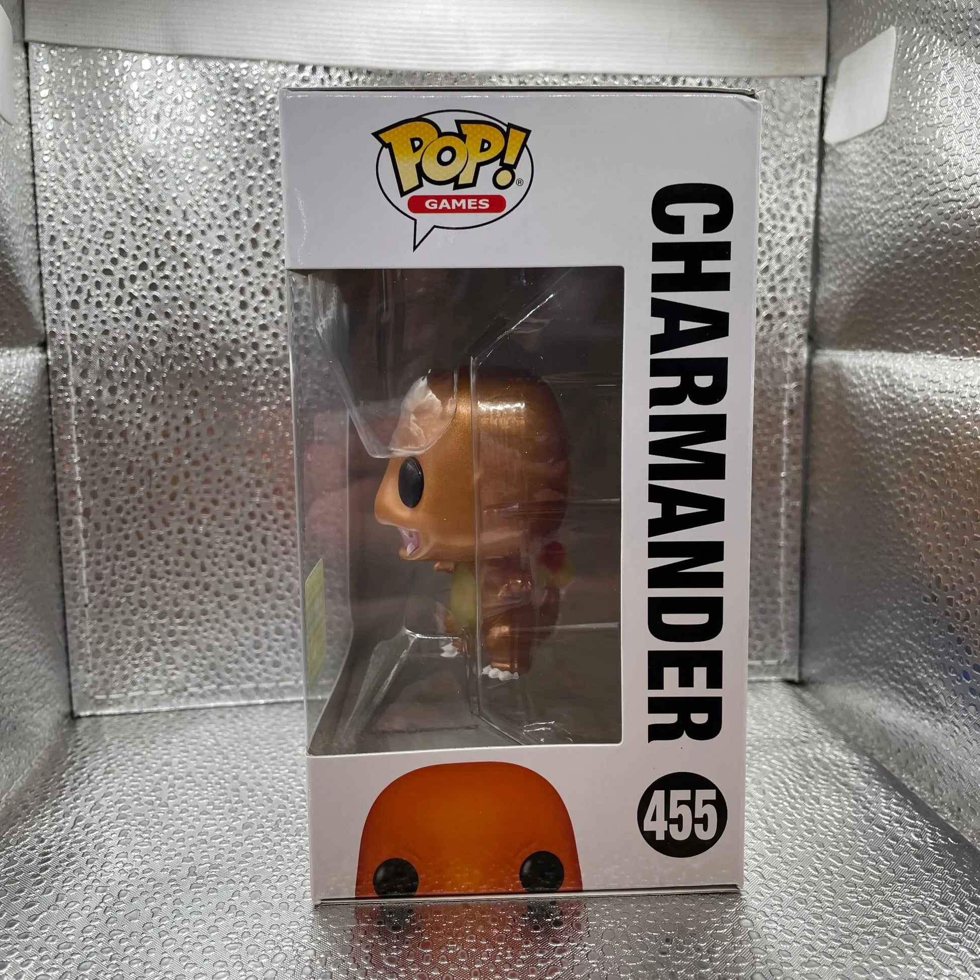 Charmander #455 Metallic Pokemon Funko Pop Vinyl 2022 Convention FRENLY BRICKS - Open 7 Days