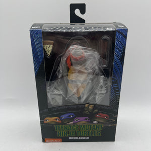 NECA Michelangelo Teenage Mutant Ninja Turtles Figure 1990 Movie Gamestop FRENLY BRICKS - Open 7 Days