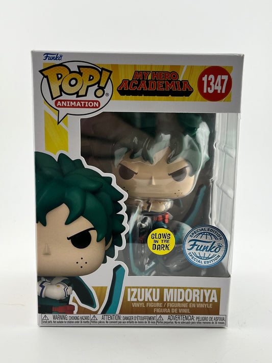 Funko POP! Animation My Hero Academia - Izuku Midoriya #1347 - Glow Special Edition FRENLY BRICKS - Open 7 Days