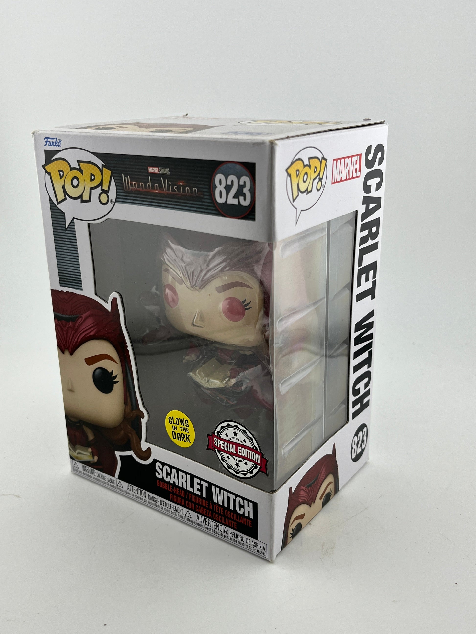Funko POP! Marvel Wandavision - Scarlet Witch #823 - Glow Special Edition FRENLY BRICKS - Open 7 Days