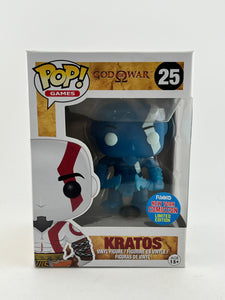 Funko POP! Games God Of War - Kratos (Blue) #25 - New York Comic Con LE