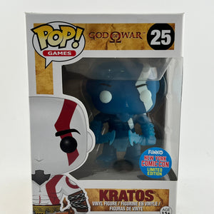 Funko POP! Games God Of War - Kratos (Blue) #25 - New York Comic Con LE FRENLY BRICKS - Open 7 Days