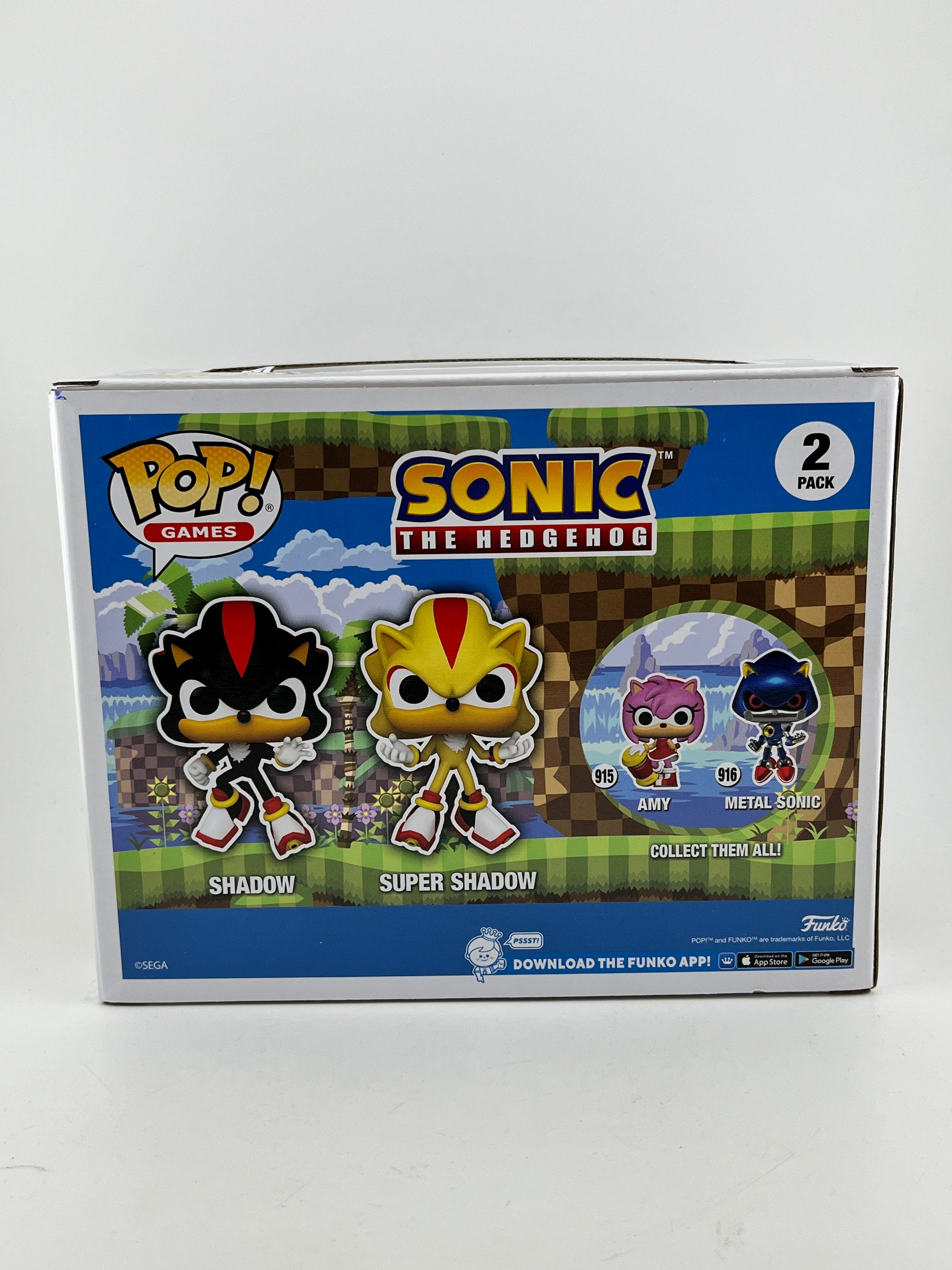 Funko POP! Games Sonic The Hedgehog - Shadow & Super Sonic (2 Pack) - Glow Special Edition FRENLY BRICKS - Open 7 Days